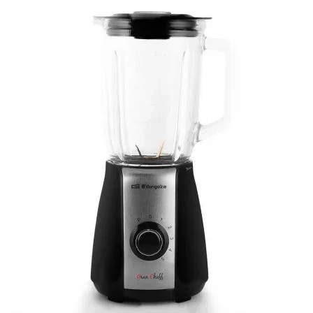 Orbegozo Batidora de Vaso BV 6575 1.5L 600W 5 Velocidades - Jarra de Cristal